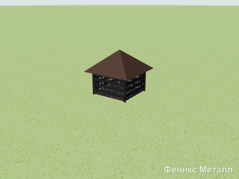 Дымник на трубу 380×380 FL05