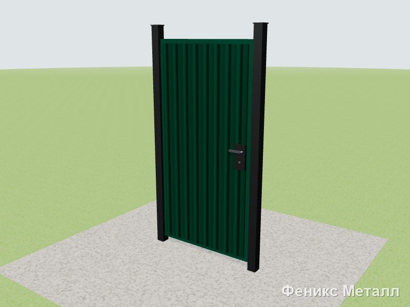 Калитка PSD-P, профлист KD05
