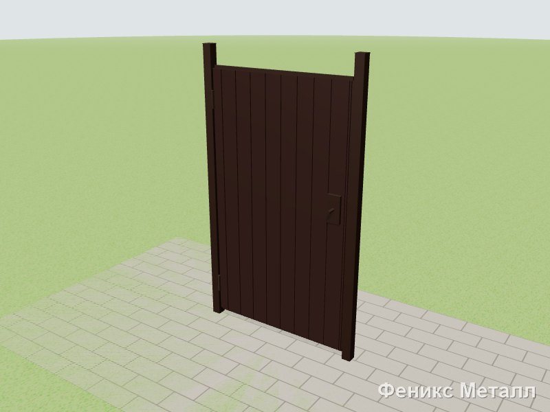 Калитка из профлиста KL01