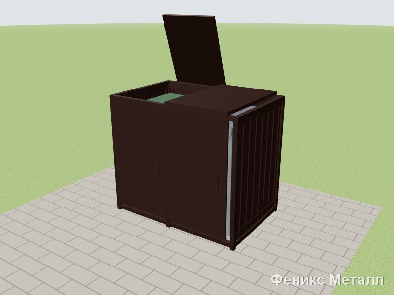 Домик для двух баков 240 л MS01