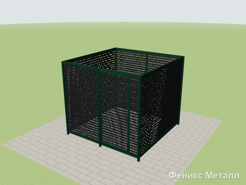 Каркас 2×2 с сеткой W02