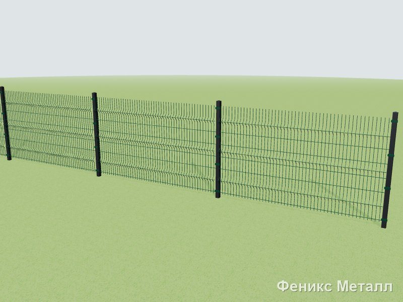 Забор «3D-панели 1,5 м» Z37